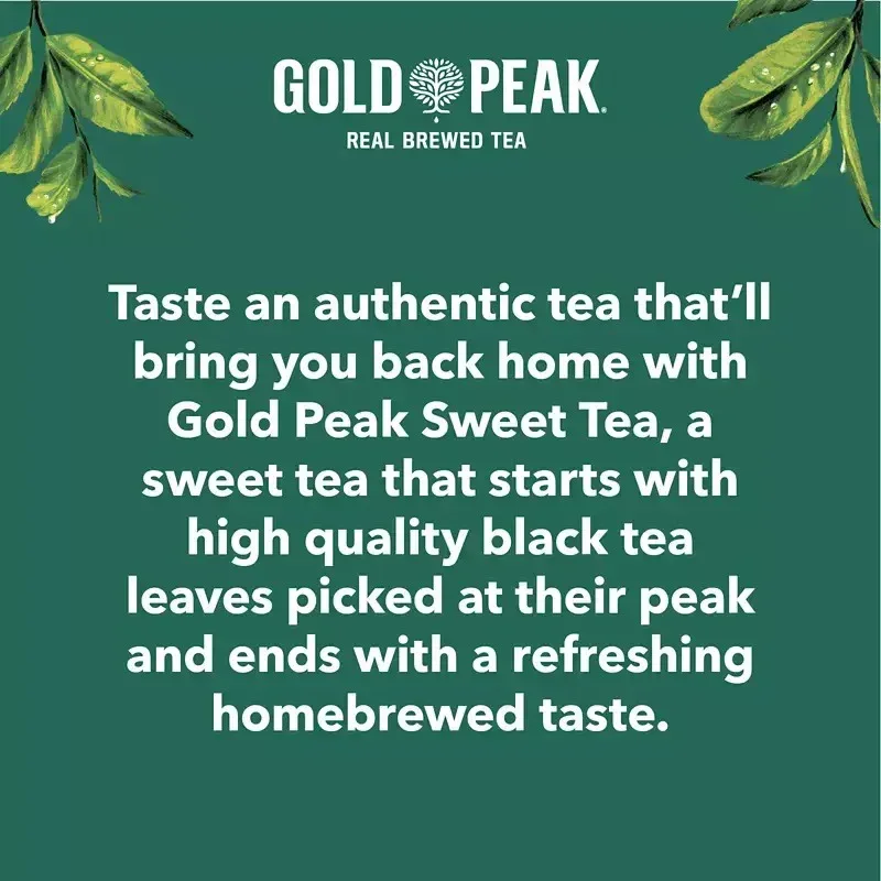Gold Peak Sweetened Iced Tea, Bottles, 18 pk./16.9 fl. oz. - Image 4