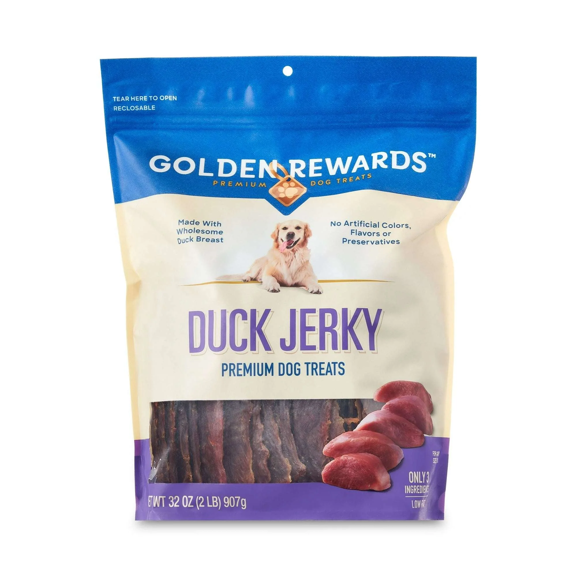Golden Rewards Duck Jerky Premium Treats for Dogs - Image 10