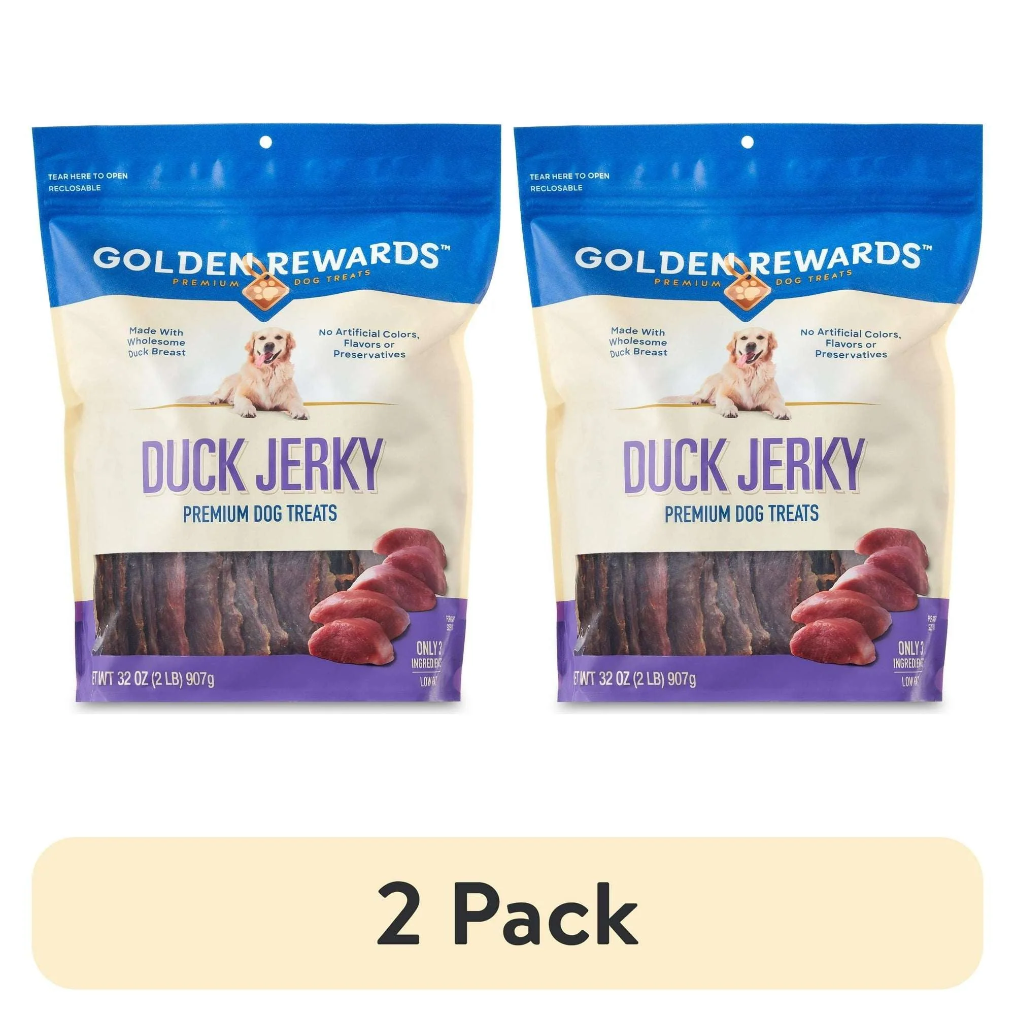 Golden Rewards Duck Jerky Premium Treats for Dogs - Image 17