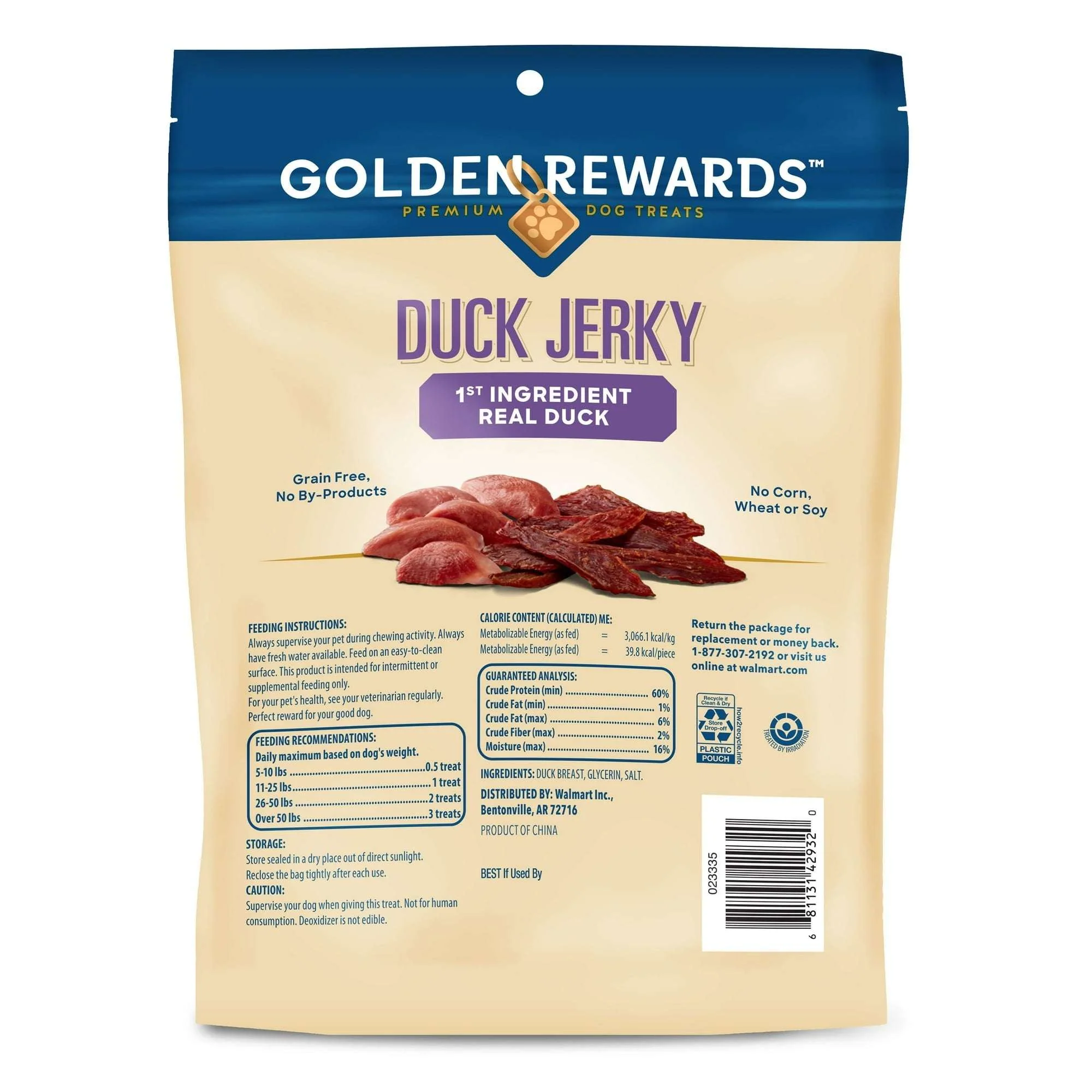 Golden Rewards Duck Jerky Premium Treats for Dogs - Image 6