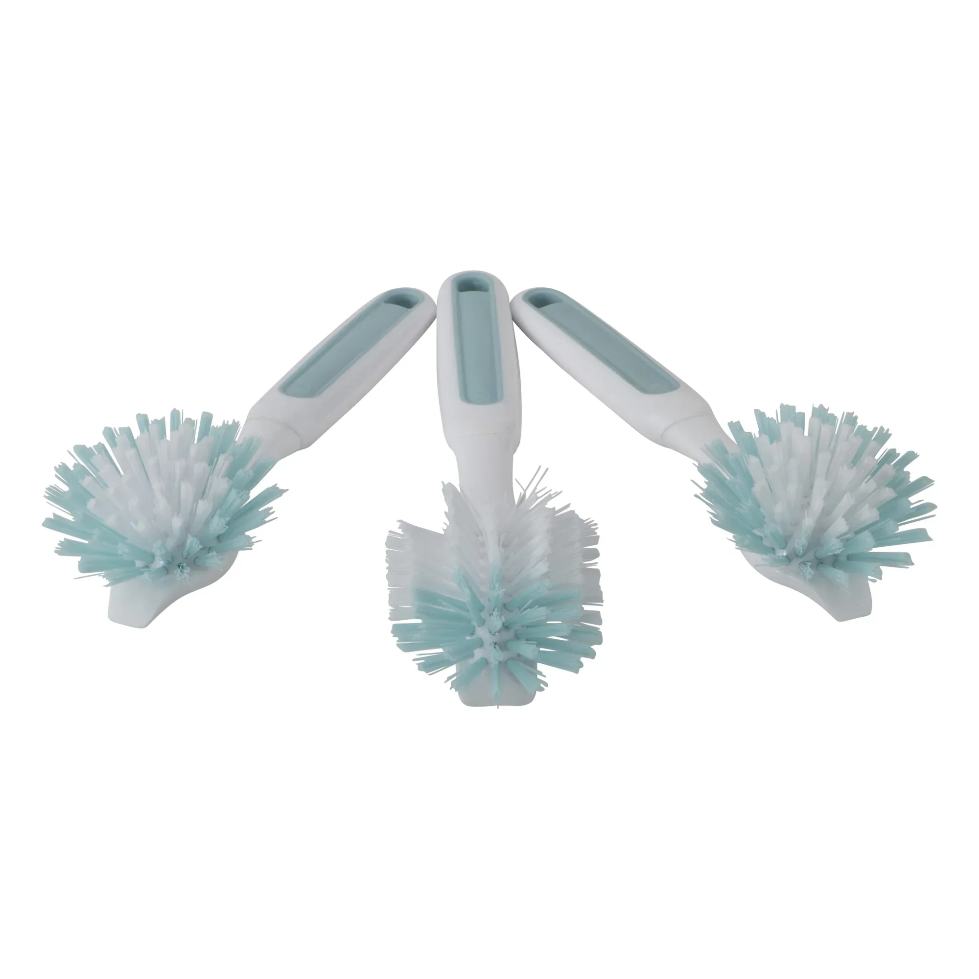 GoodCook PROfreshionals 3-Piece BPA-Free Kitchen Dish Brush Set, Teal - Image 2
