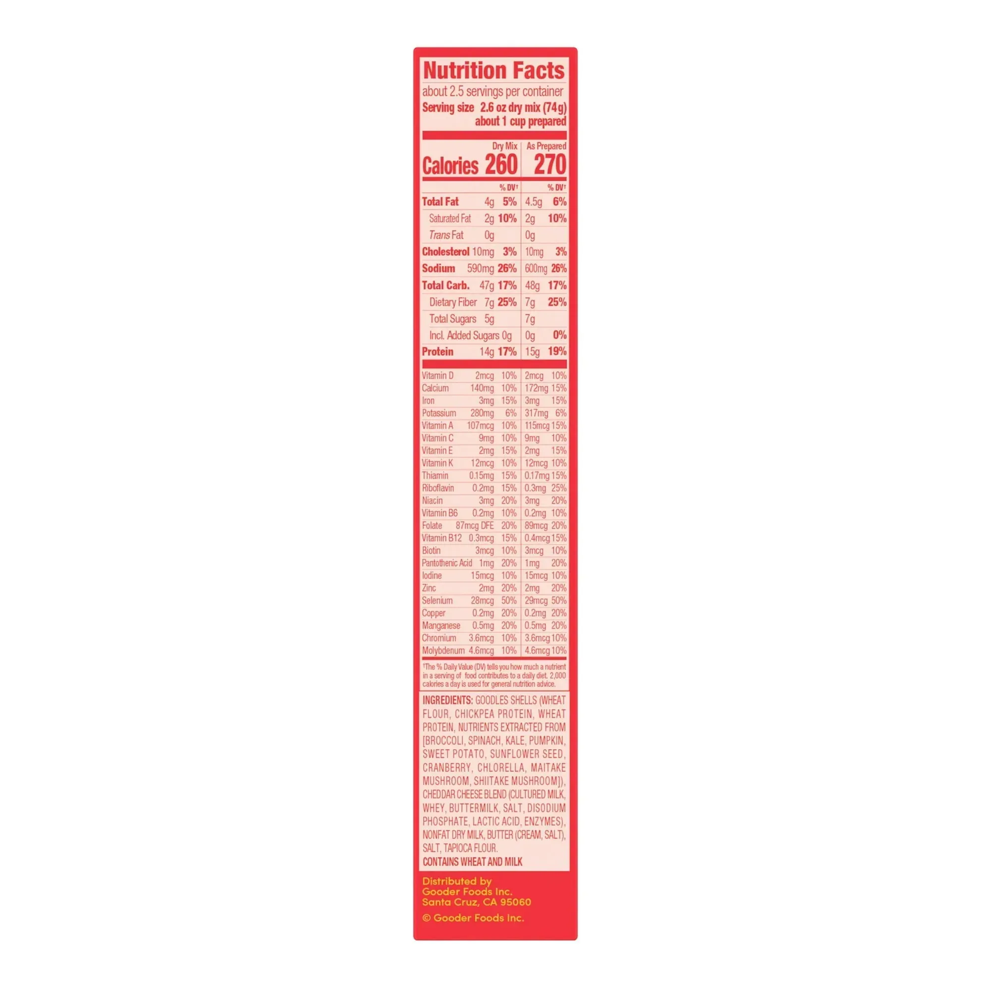 Goodles Mac & Cheese Shella Good Noodles, Cheddar, Shells, 6 oz; Brand: GOODLES - Image 19
