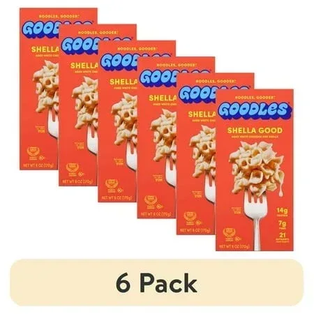 Goodles Mac & Cheese Shella Good Noodles, Cheddar, Shells, 6 oz; Brand: GOODLES - Image 8