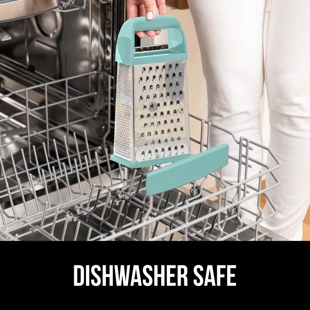 GORILLA GRIP Cheese Grater, BPA Free Stainless Steel Box Graters, Cheeses and Veggie Shredder - Image 26