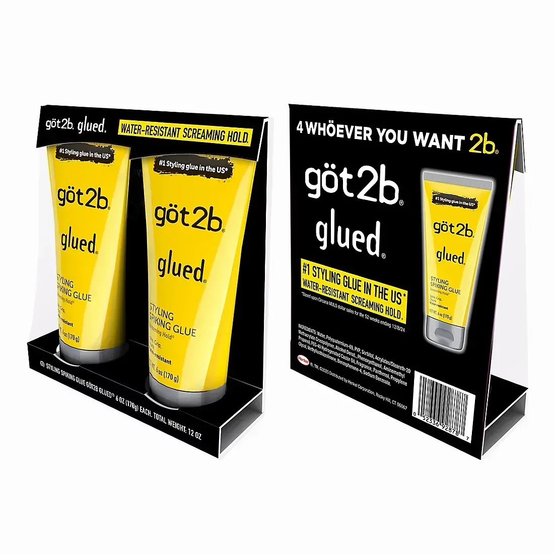 Got2b Glued Styling Spiking Hair Gel, 2 pk./6 oz. - Image 4