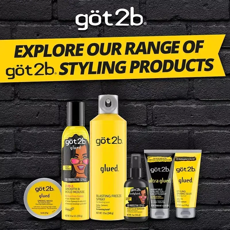 Got2b Glued Styling Spiking Hair Gel, 2 pk./6 oz. - Image 8