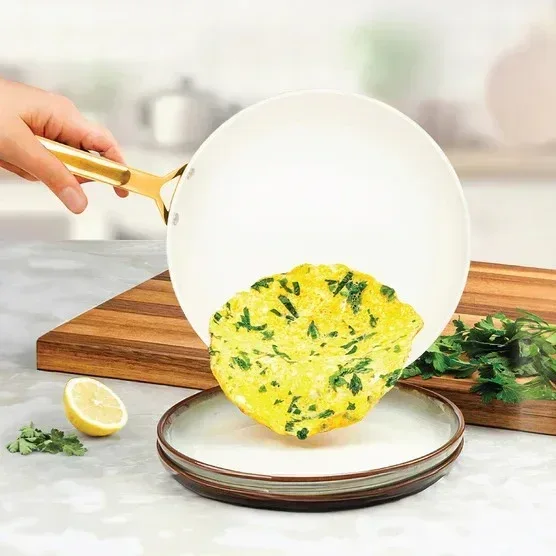 Gotham Steel Pro Hammered Ceramic Non-stick 3-piece Skillet Set - Image 10