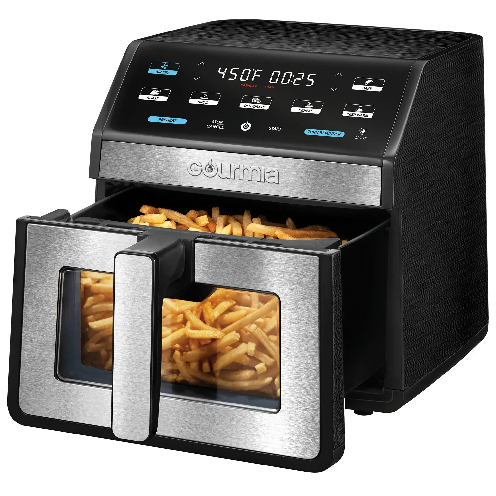 Gourmia 8-Quart Digital Air Fryer with Window & Light - Image 5