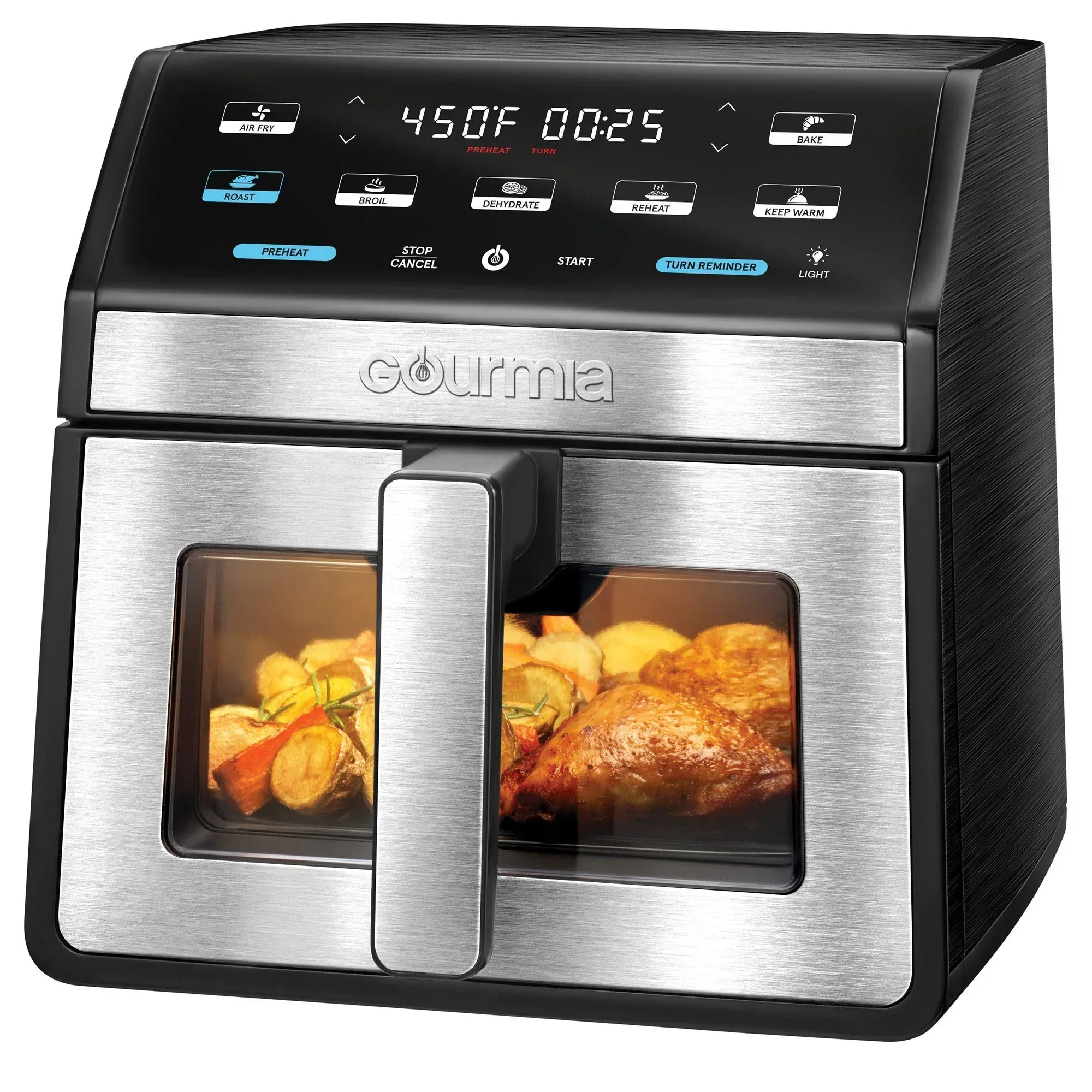 Gourmia 8-Quart Digital Air Fryer with Window & Light - Image 6