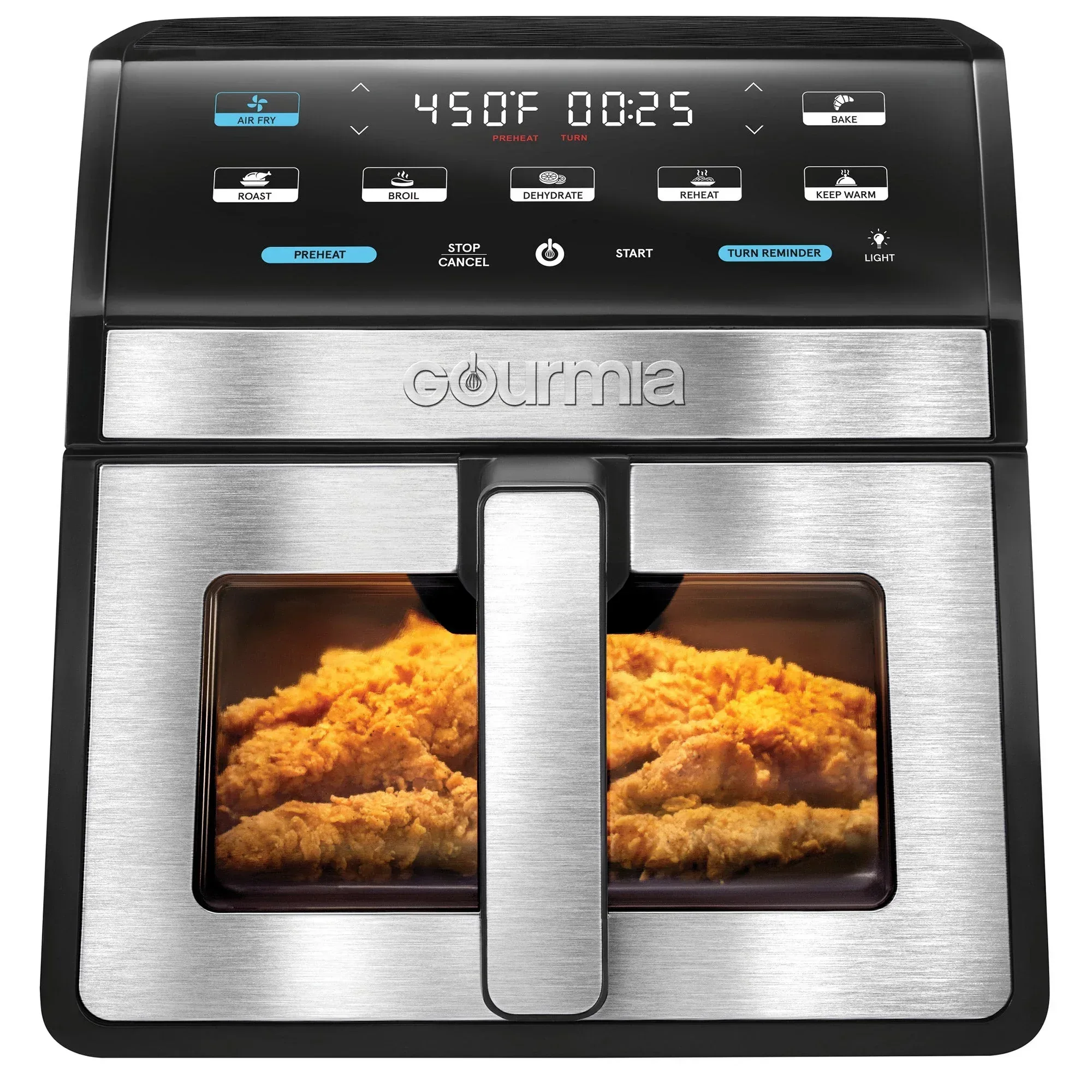 Gourmia 8-Quart Digital Air Fryer with Window & Light - Image 8