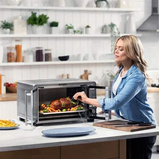 Gourmia XL 45 Quart Digital Countertop Oven with Air Fry and Temperature Probe - Image 8