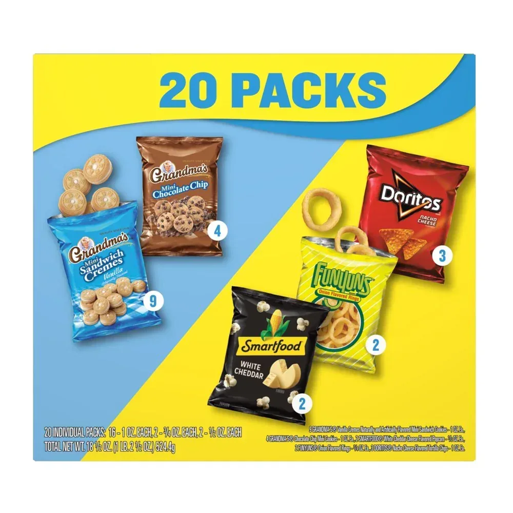 Grandma'S & Frito Mix Variety Pack Snack Chips, 20 Count Multipack - Image 2