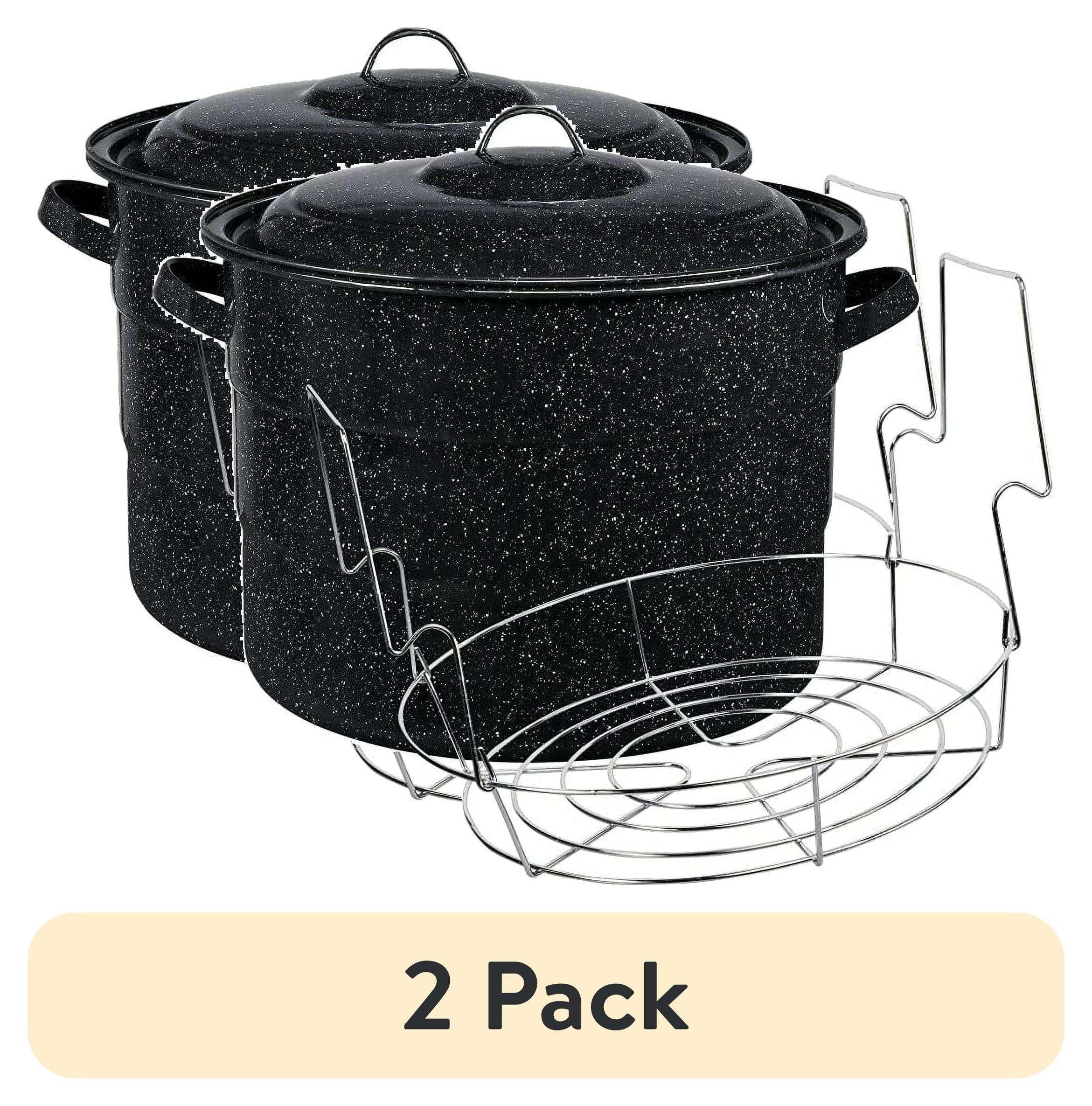 Granite Ware 21.5 Quart Water Bath Canner, Large Enamel Canning Pot with Rack, Canning Supplies for Jam, Salsa and Pickles - Image 11