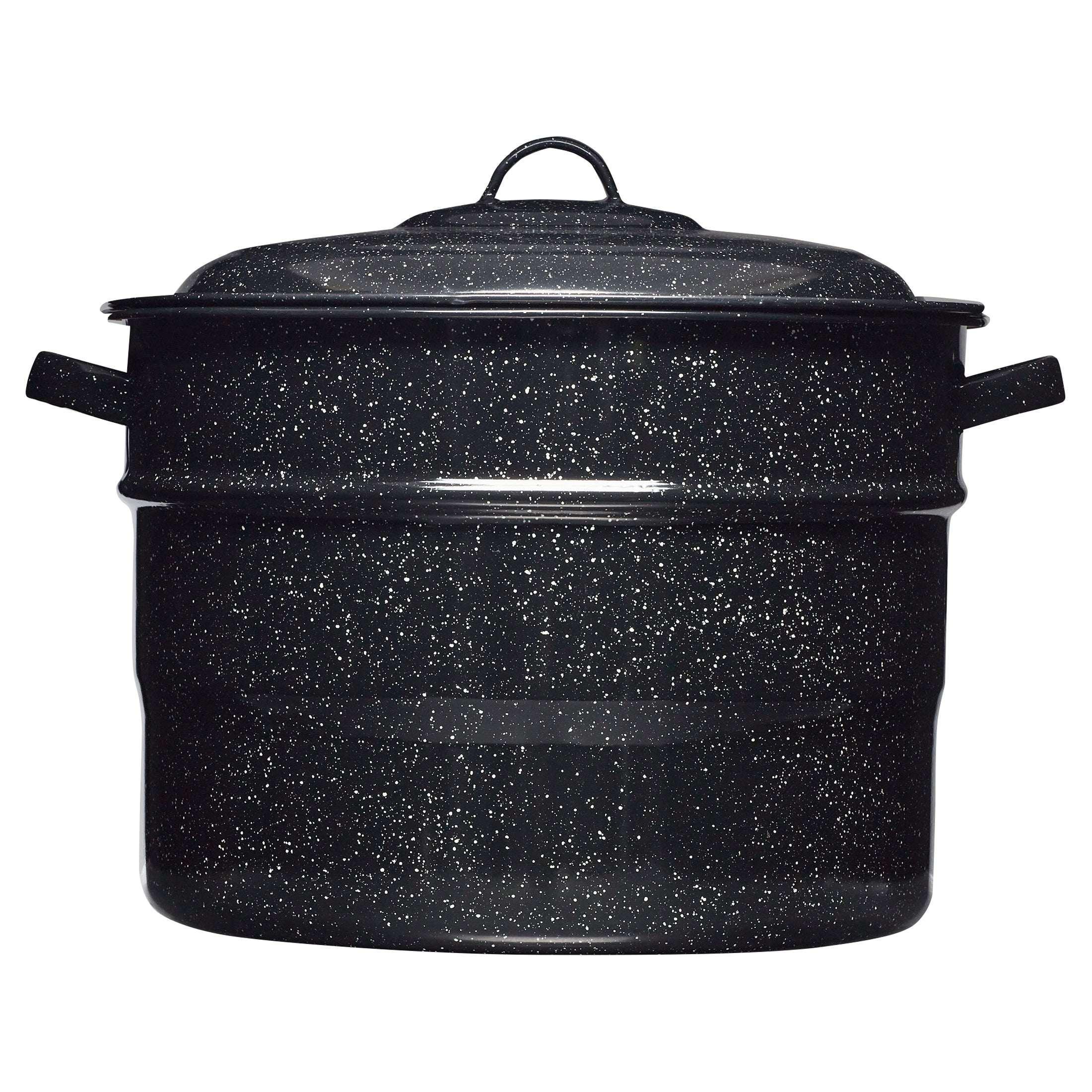 Granite Ware 21.5 Quart Water Bath Canner, Large Enamel Canning Pot with Rack, Canning Supplies for Jam, Salsa and Pickles - Image 9