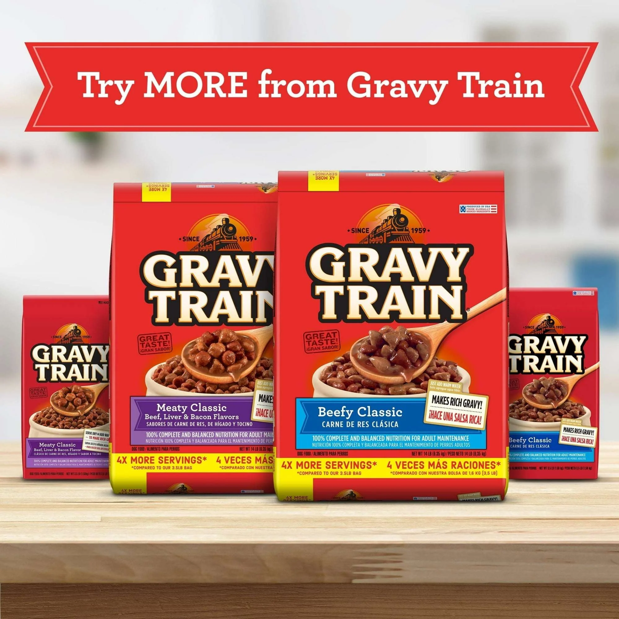 Gravy Train Beefy Classic Dry Dog Food, 13 lb. Bag - Image 13