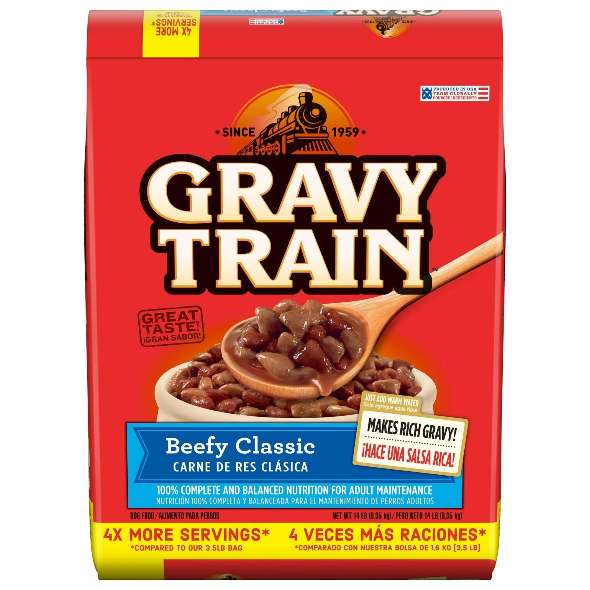 Gravy Train Beefy Classic Dry Dog Food, 13 lb. Bag - Image 8