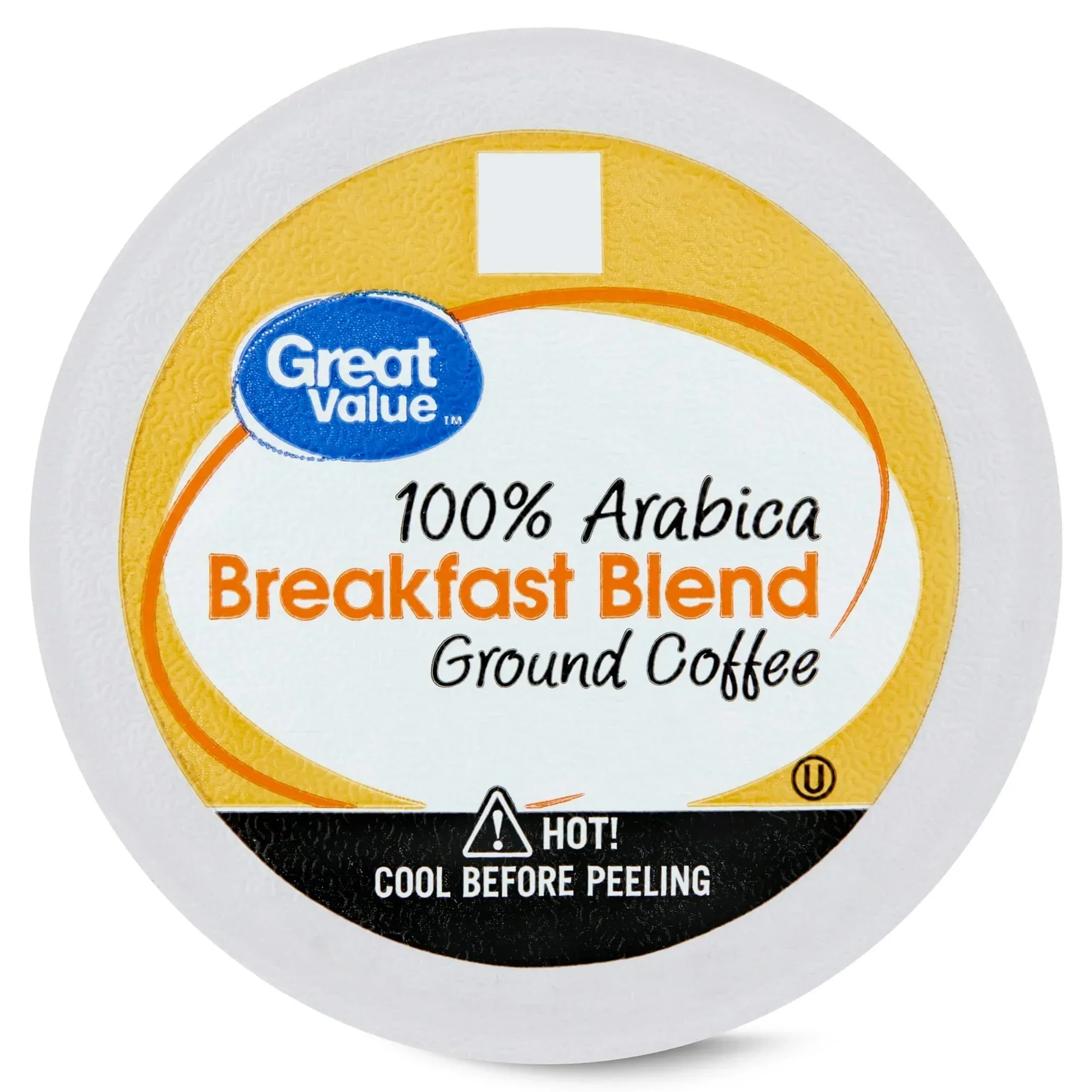 Great Value 100% Arabica Breakfast Blend Medium Roast Ground Coffee Pods, 48 Ct - Image 2