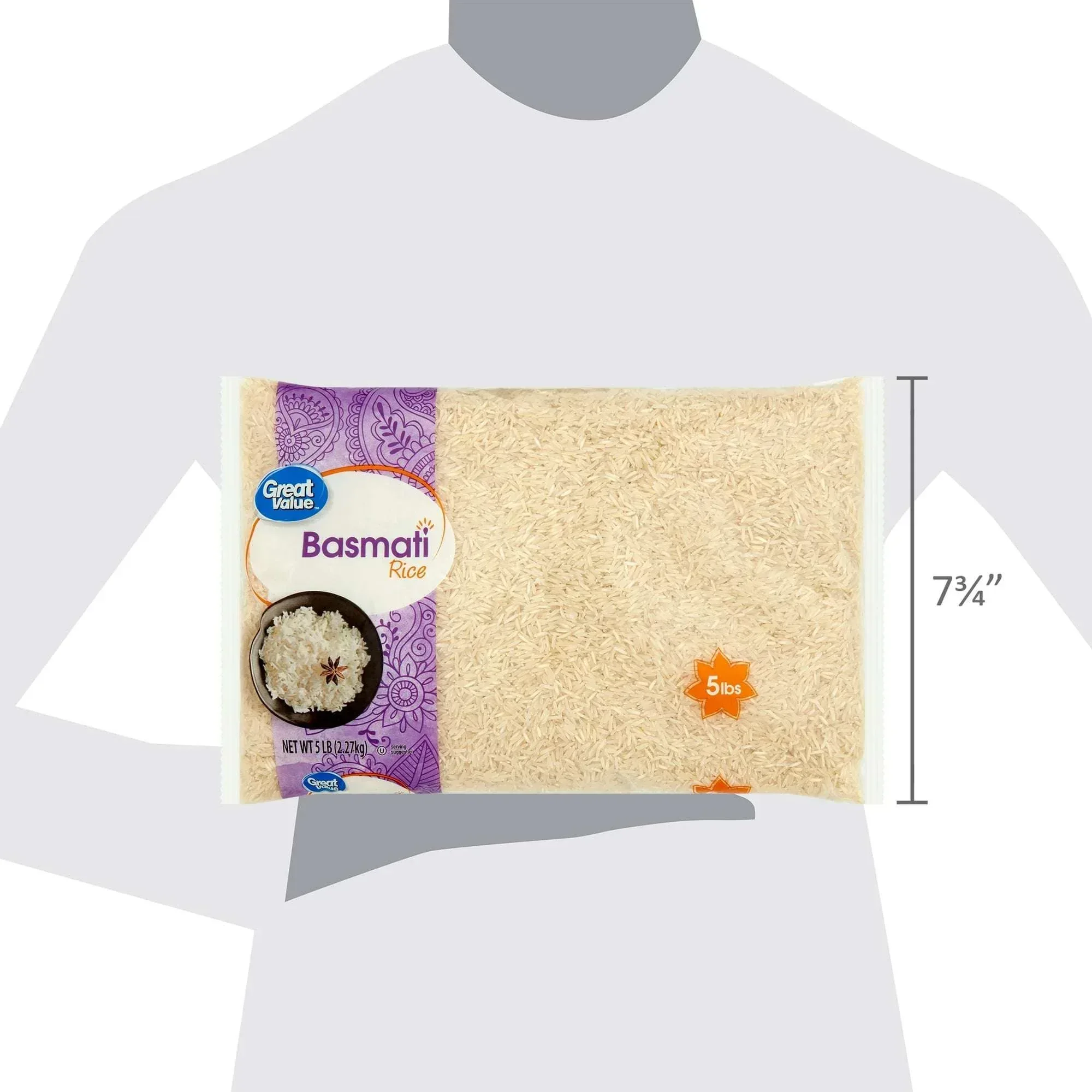 Great Value Basmati Rice, 5 lb - Image 7
