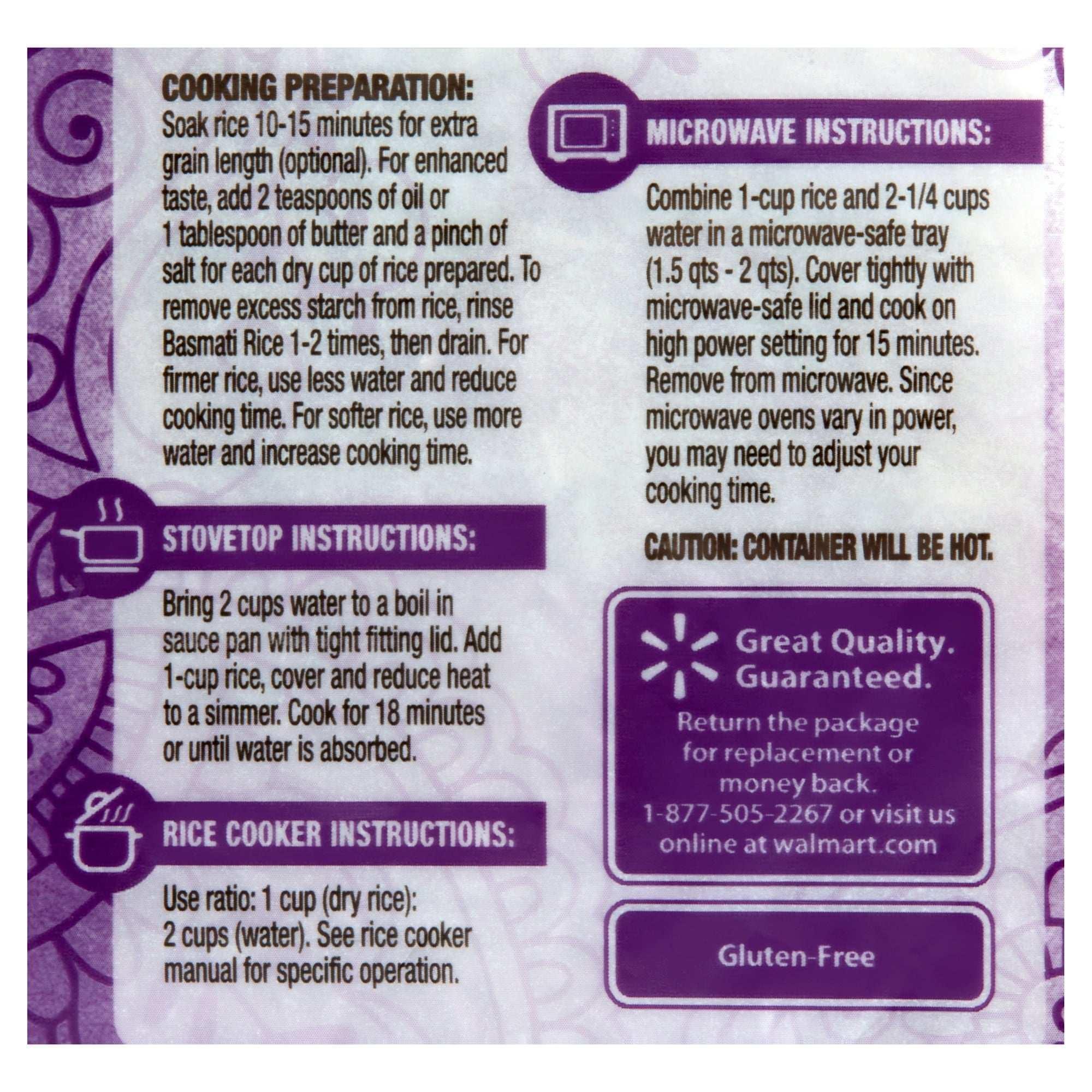 Great Value Basmati Rice, 5 lb - Image 8