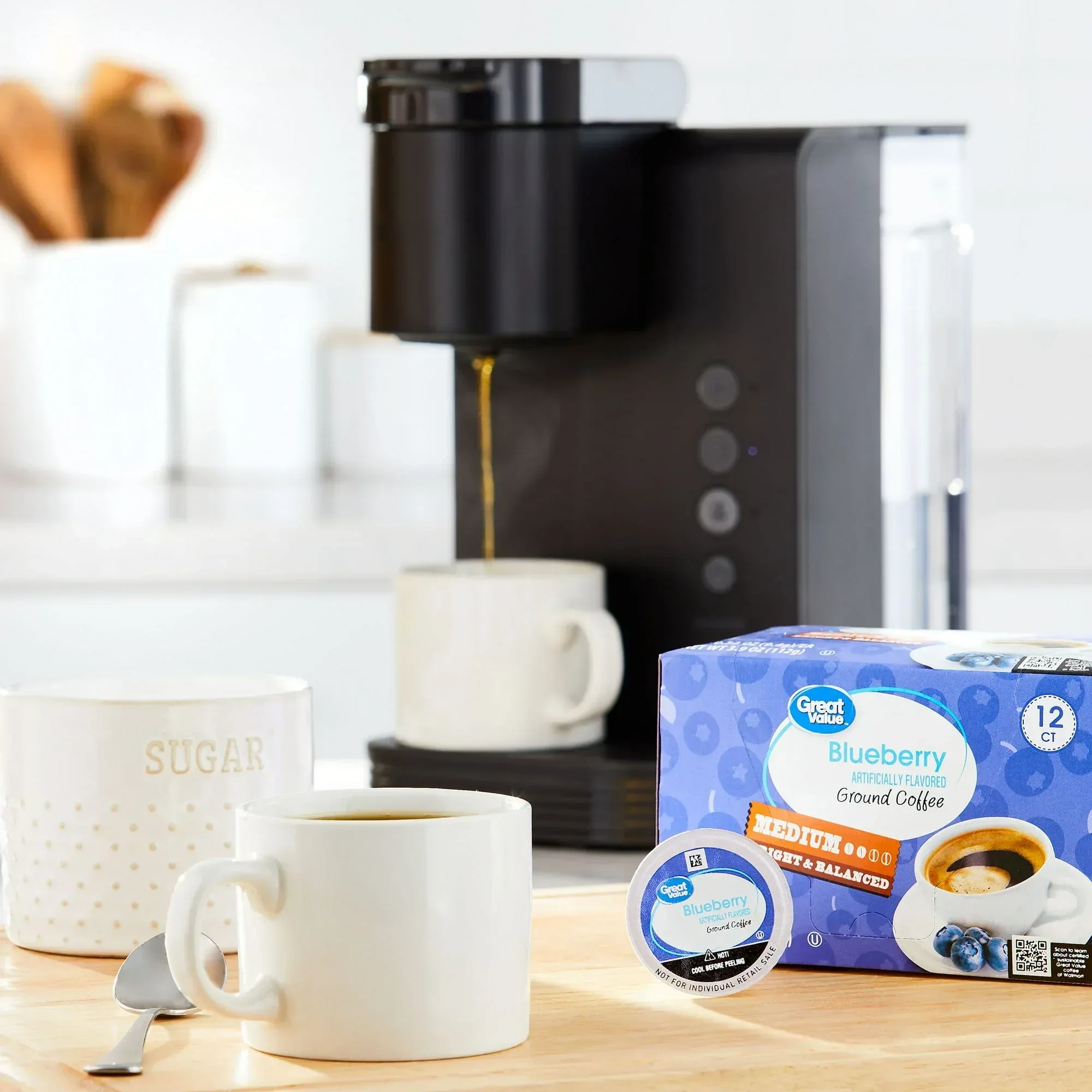 Great Value Blueberry Coffee Pods, 12 Count - Image 2