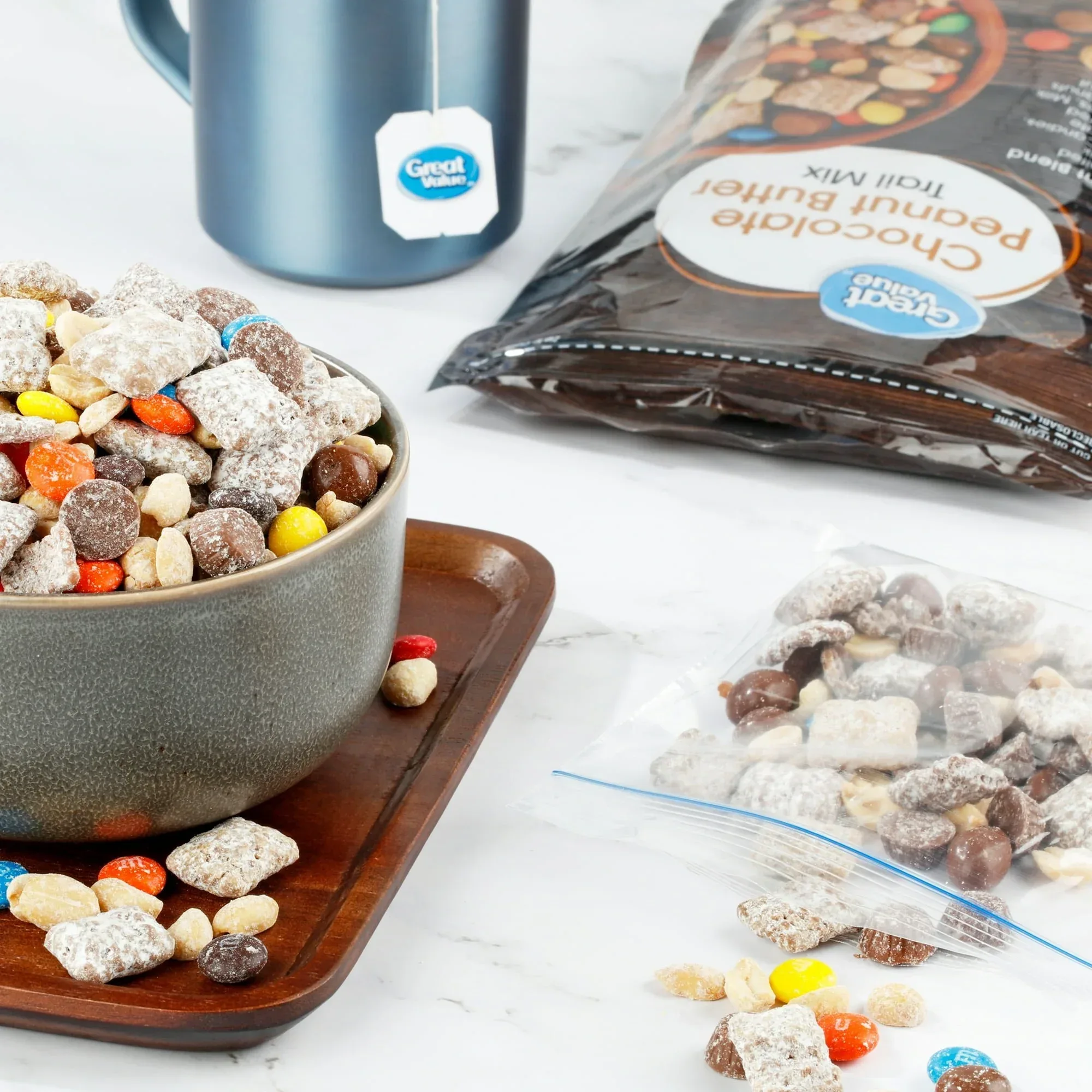 Great Value Chocolate Peanut Butter Trail Mix, 22 oz - Image 2