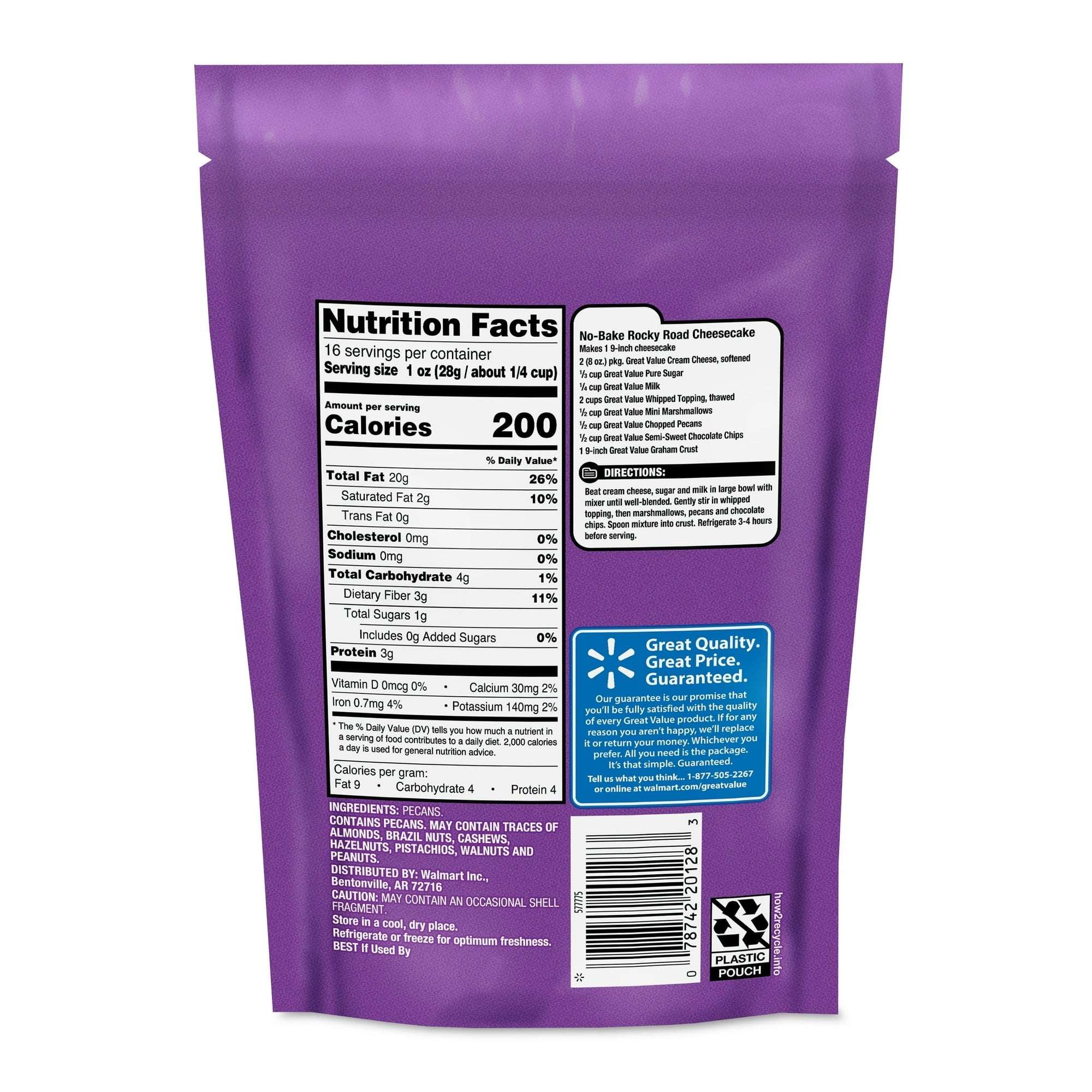 Great Value Chopped Pecans, 16 oz - Image 7