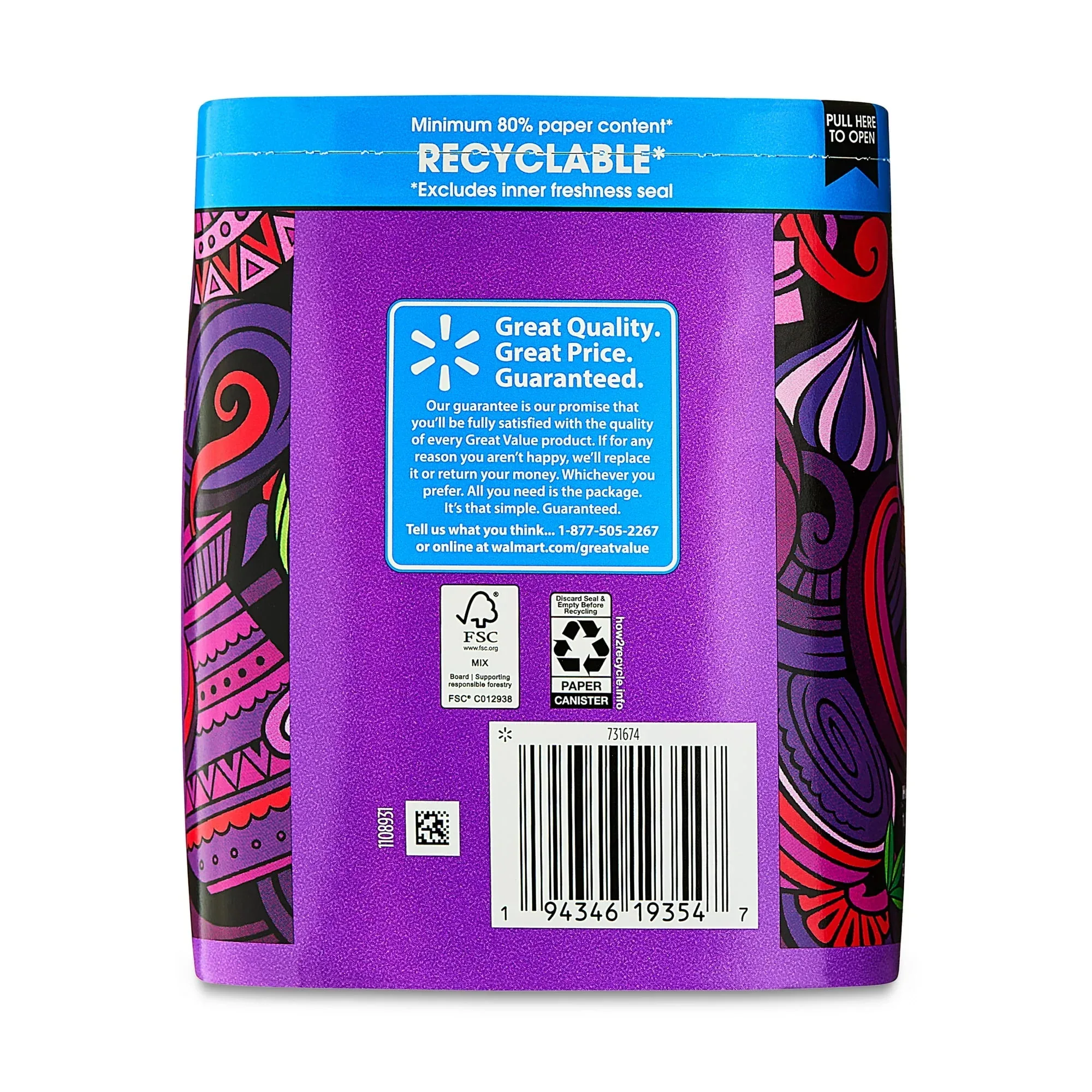 Great Value Colombian Medium Dark Roast Ground Coffee, 9.6 oz - Image 4
