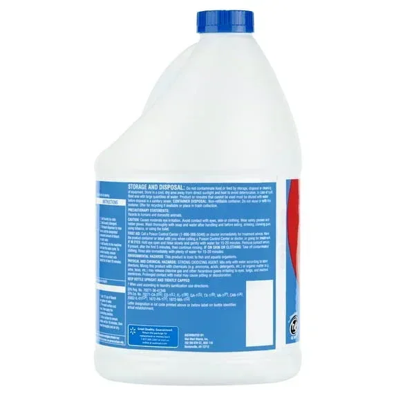 Great Value Concentrated Low Splash Bleach Regular, 121 floz - Image 8
