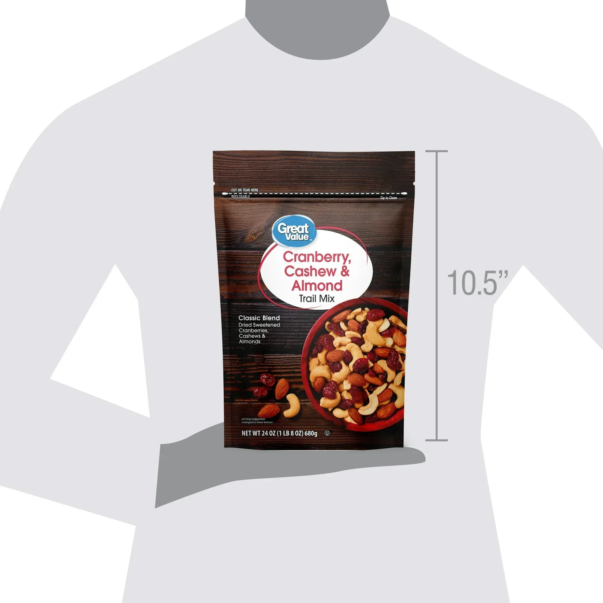 Great Value Cranberry Cashew & Almond Trail Mix, 24 oz - Image 5