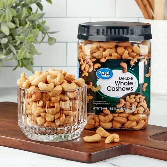 Great Value Deluxe Cashews, 30 oz - Image 2