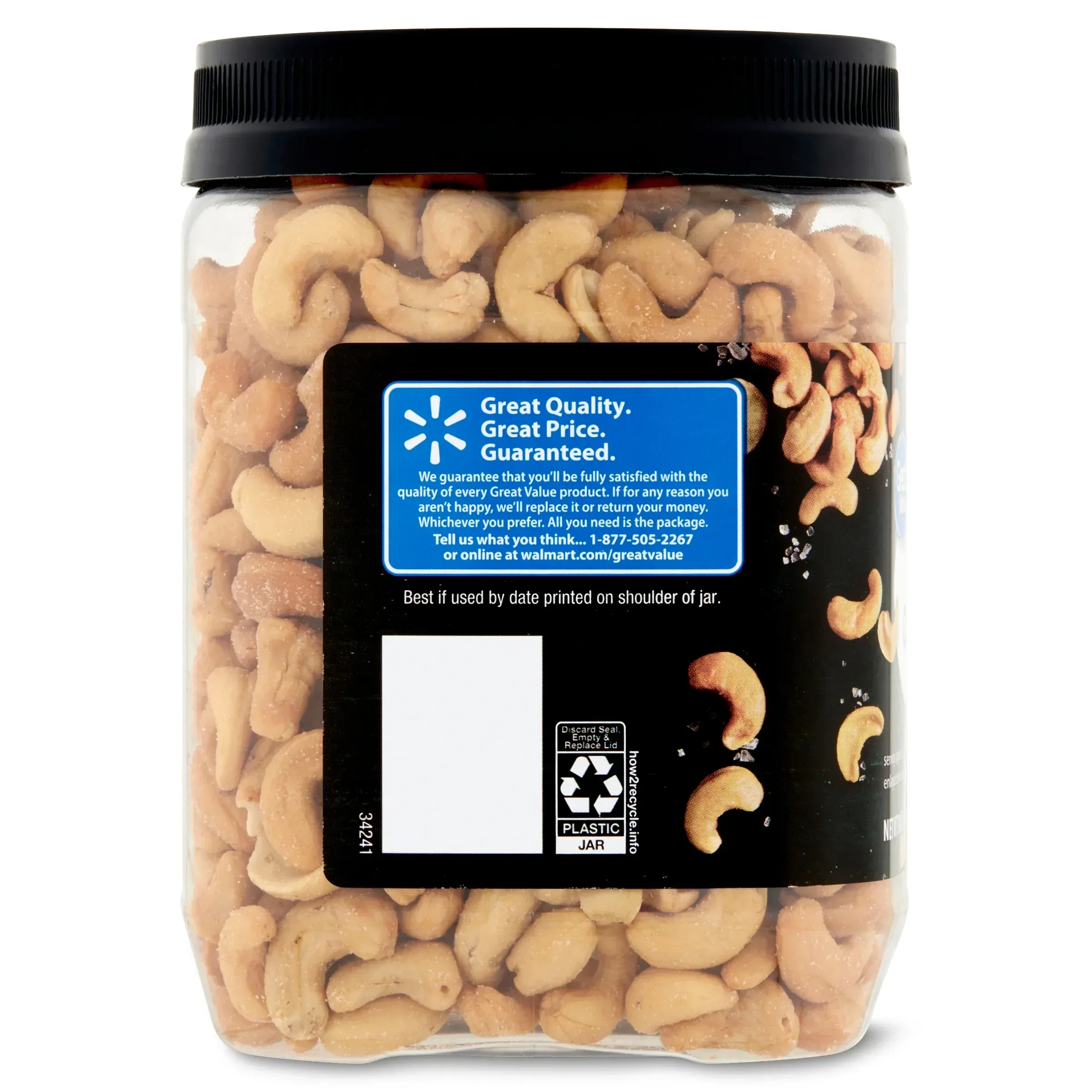 Great Value Deluxe Cashews, 30 oz - Image 3