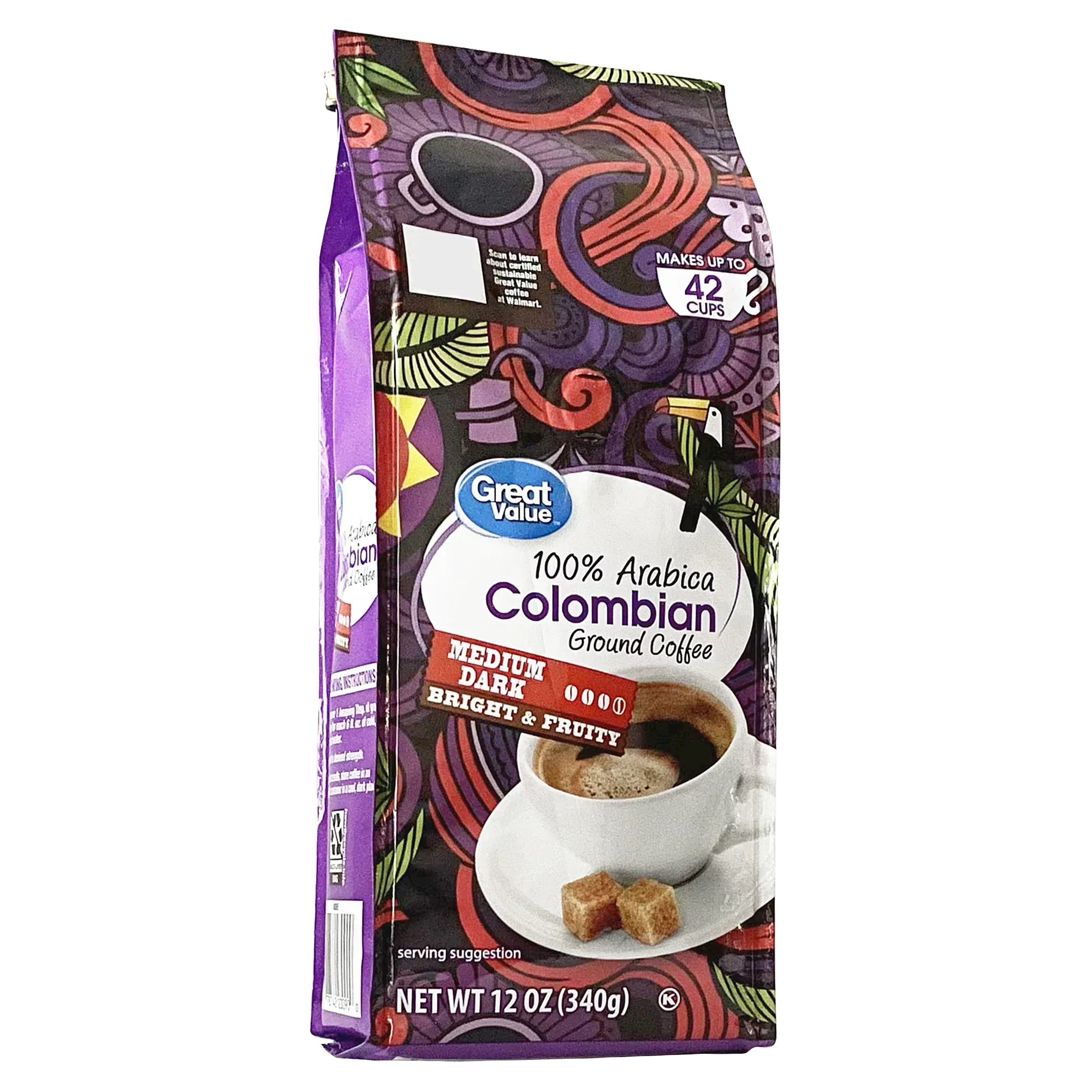 Great Value Donut Shop, 100% Arabica, Medium Roast, Ground Coffee, 12 oz - Image 16