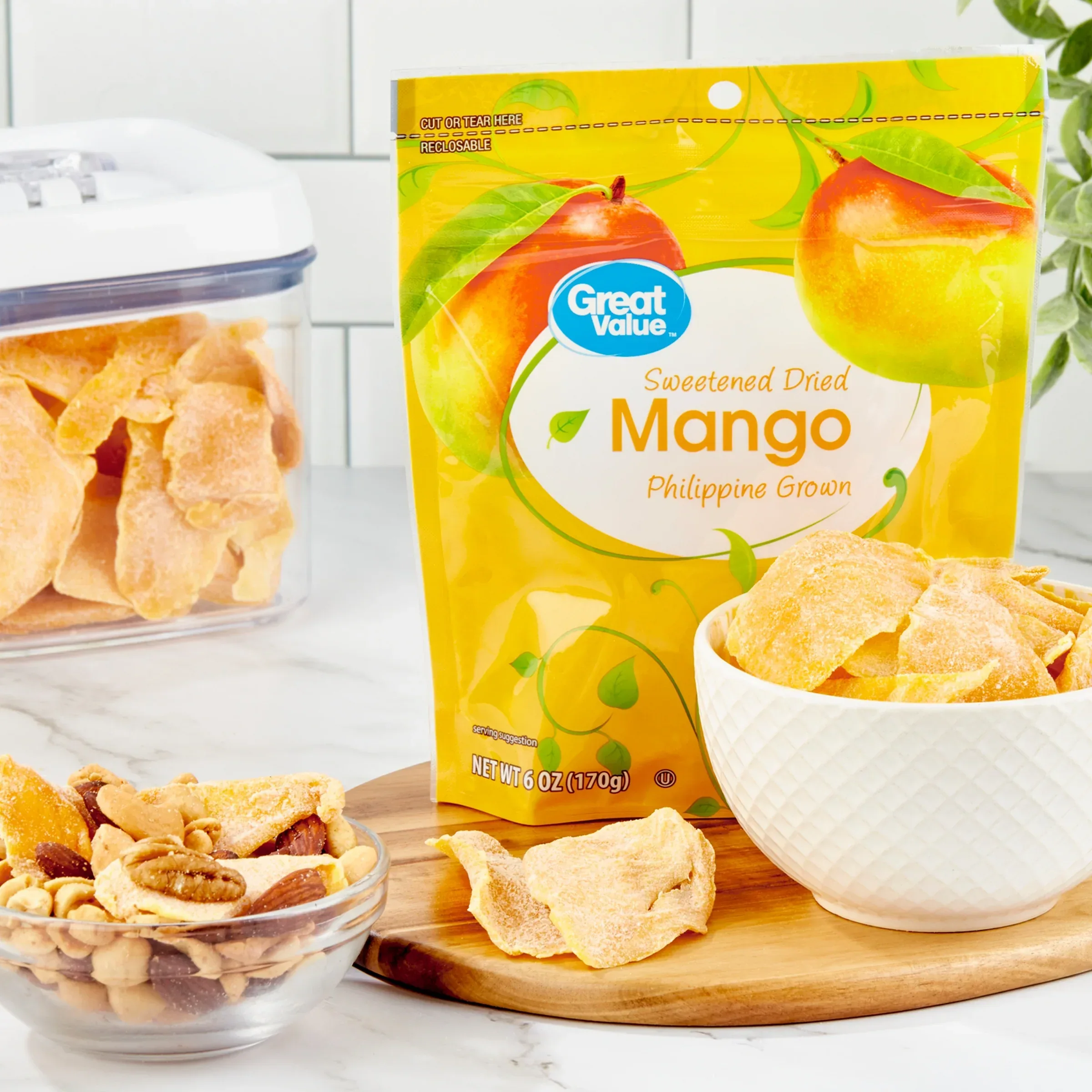 Great Value Dried Philippine Mango, 6 oz - Image 2
