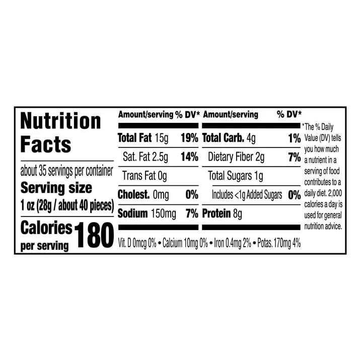 Great Value Dry Roasted & Seasoned with Sea Salt Peanuts, 34.5 oz - Image 4