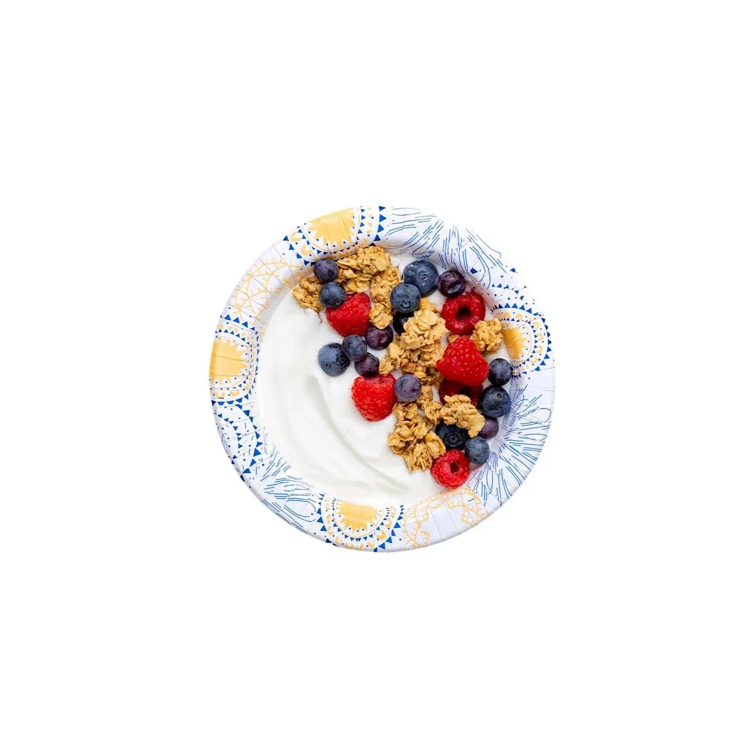 Great Value Everyday Disposable Patterned Paper Bowls, 10 oz, 50 Count - Image 4
