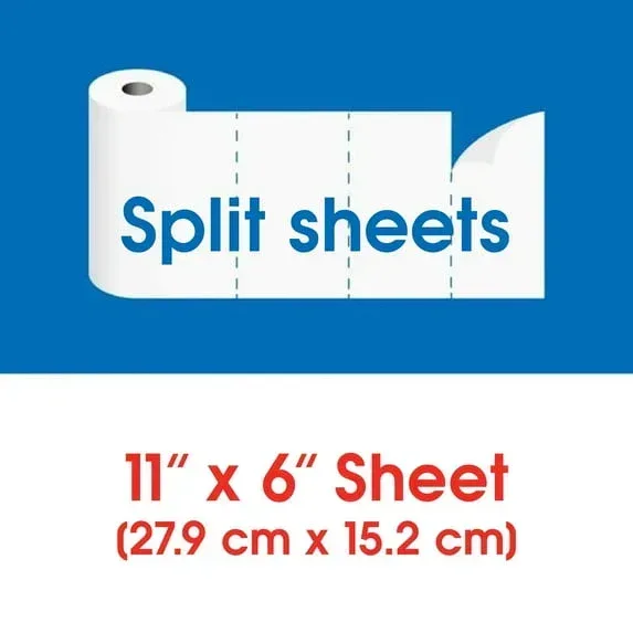 Great Value Everyday Strong Paper Towels, Split Sheets, 2 Double Rolls, Compare to Sparkle® - Image 2