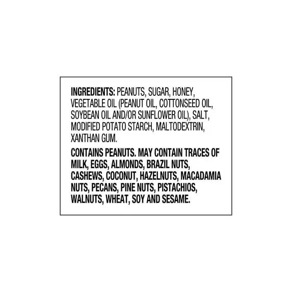 Great Value Honey Roasted Peanuts, 34.5 oz - Image 3