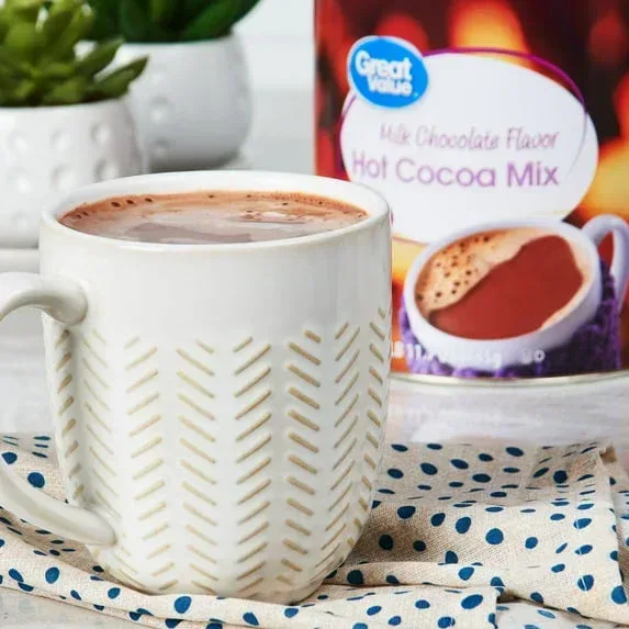 Great Value Milk Chocolate Hot Cocoa Drink Mix, 27 oz Canister - Image 2