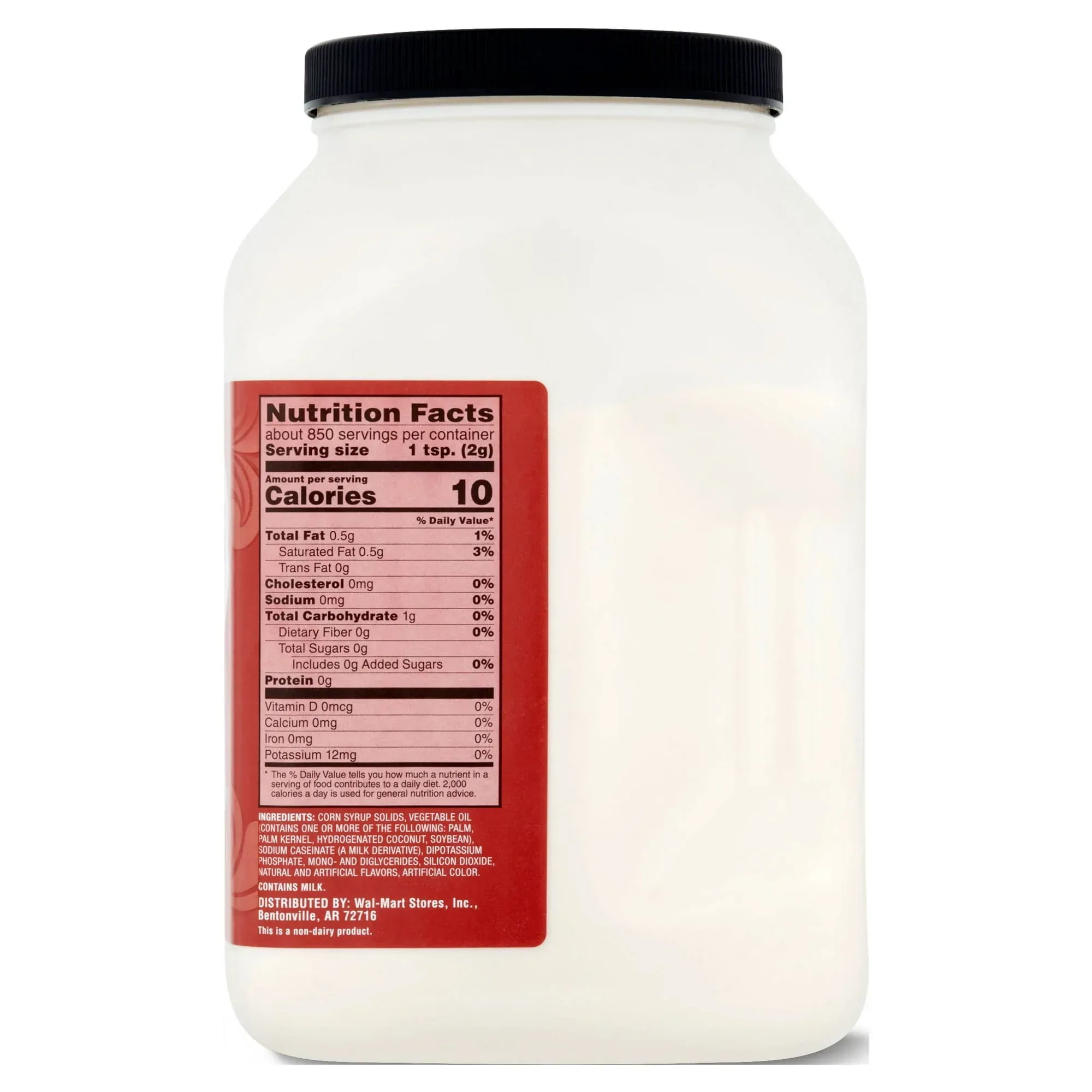 Great Value Original Value Size Coffee Creamer, 60 oz - Image 3