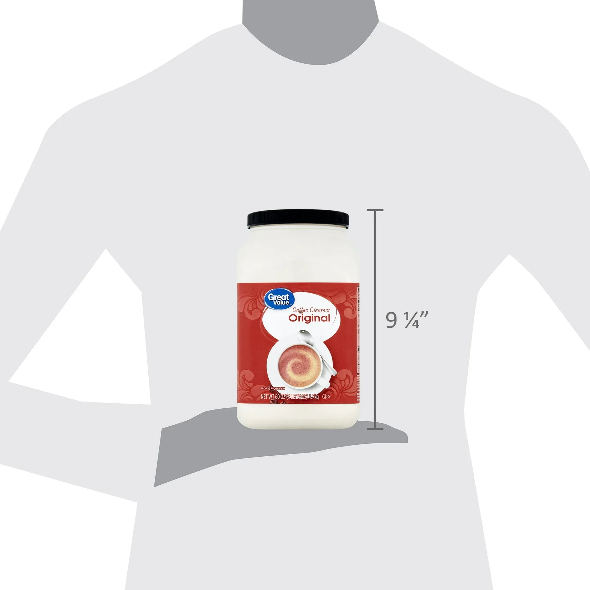 Great Value Original Value Size Coffee Creamer, 60 oz - Image 6