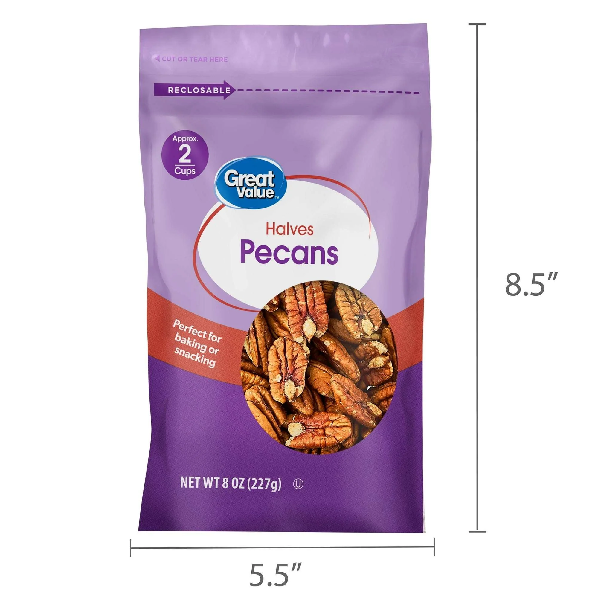 Great Value Pecan Halves, 8 oz - Image 7