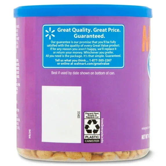Great Value Roasted & Salted Mixed Nuts, 14.75 oz - Image 3