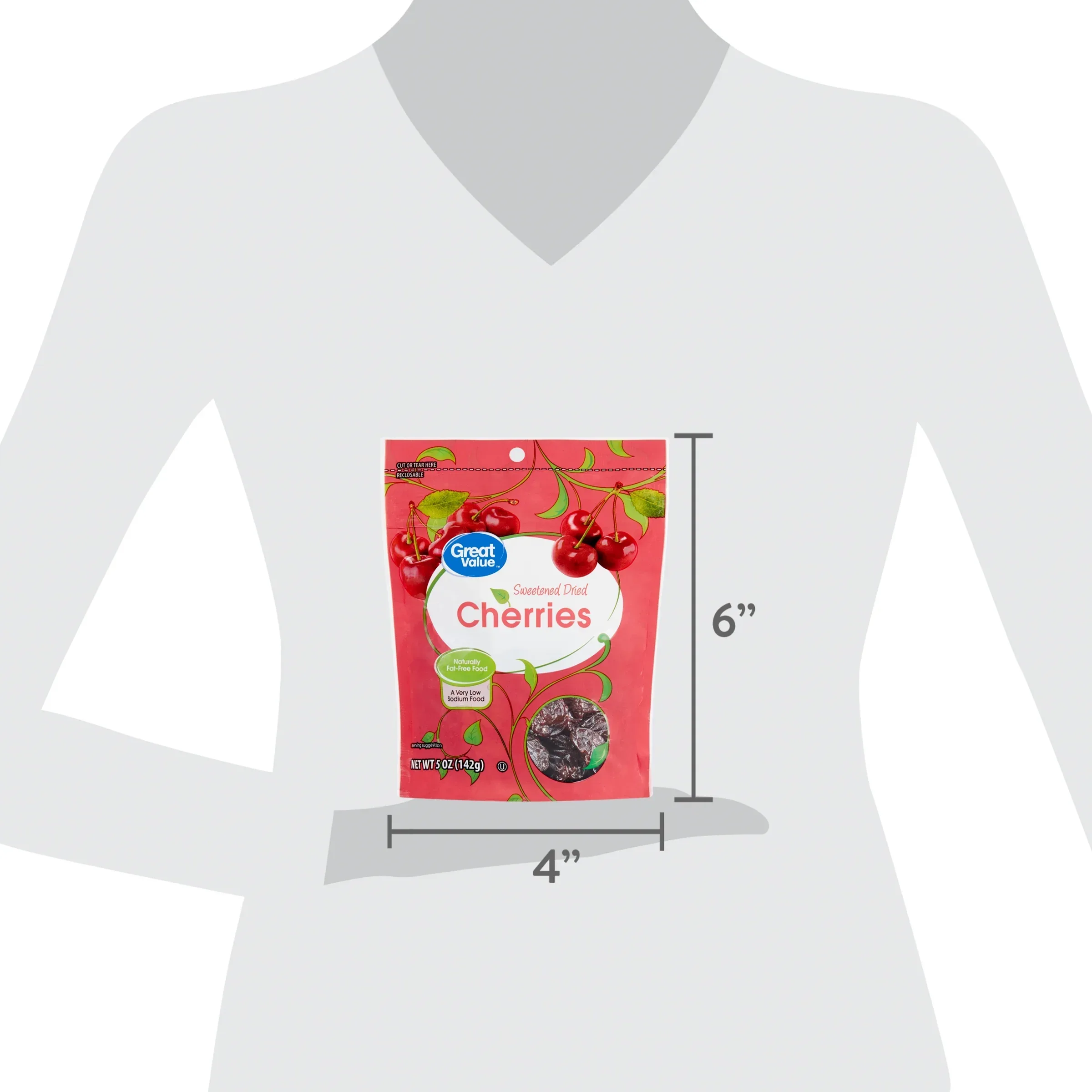 Great Value Sweetened Dried Cherries, 5 oz - Image 6