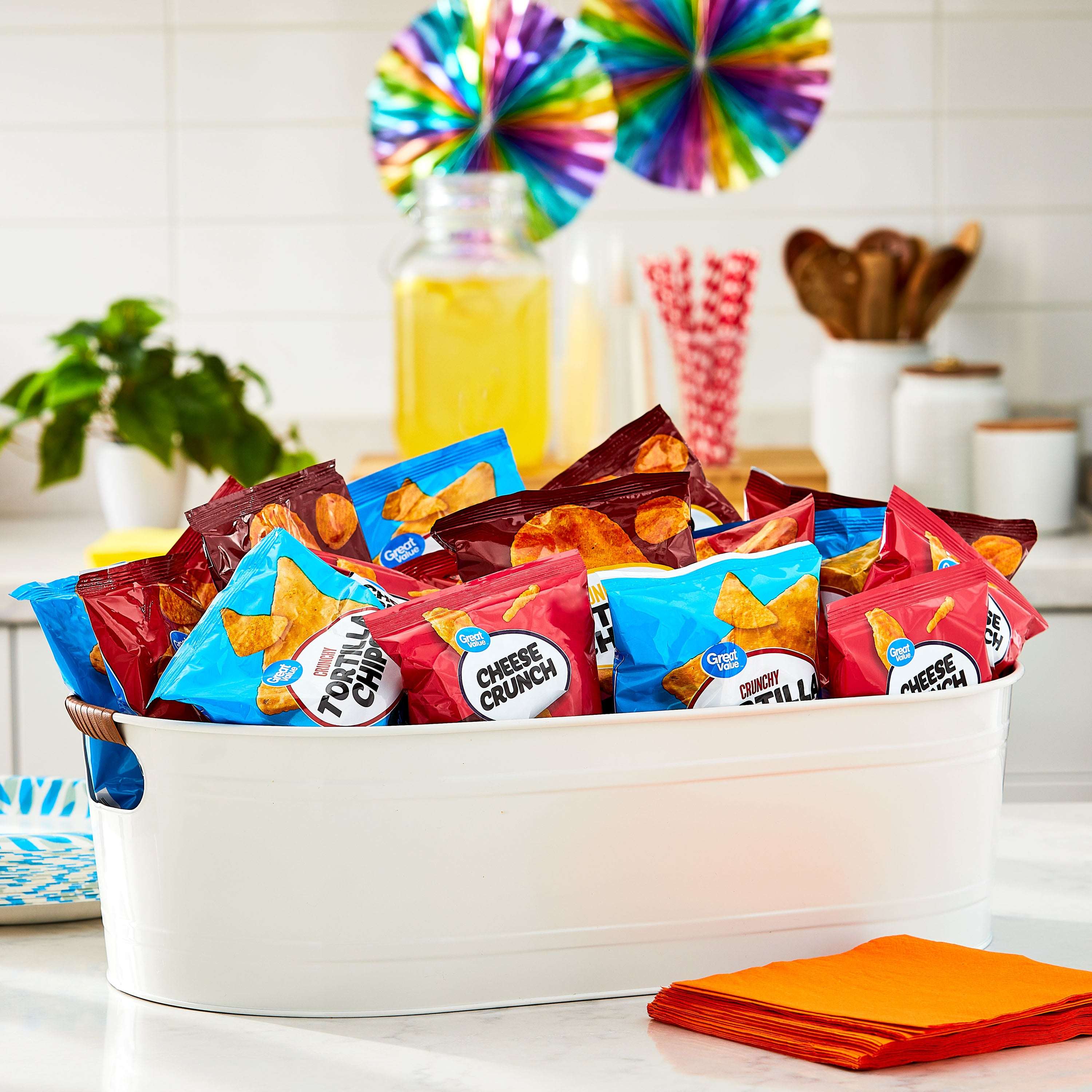 Great Value Tasty Chips Variety Pack, 1 oz, 20 Count - Image 3