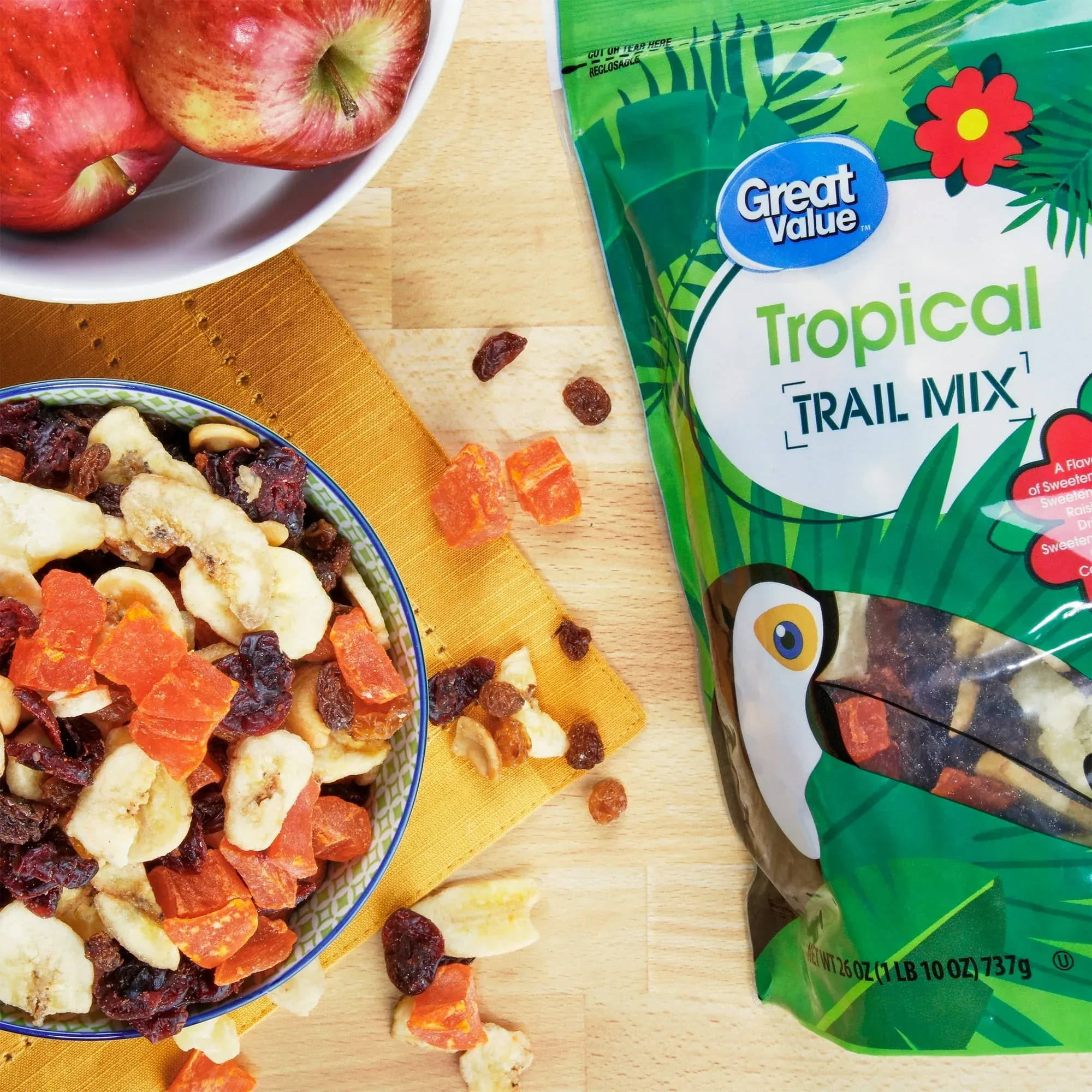 Great Value Tropical Trail Mix, 26 oz - Image 2