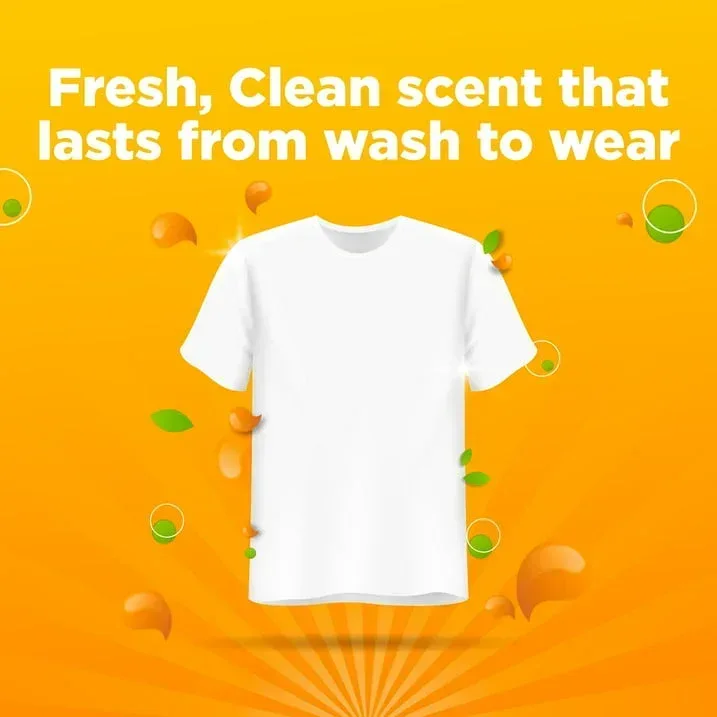 Great Value Ultimate Fresh Laundry Detergent, Original Clean, 154 fl oz, 107 Loads - Image 5