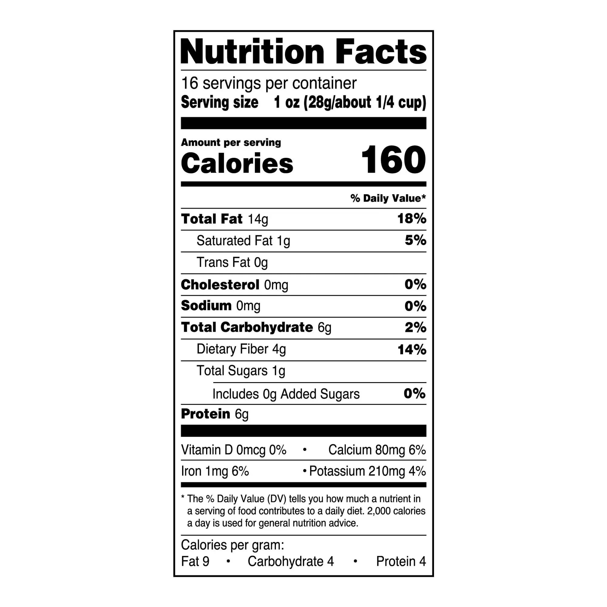 Great Value Whole Almonds, 16 oz - Image 4
