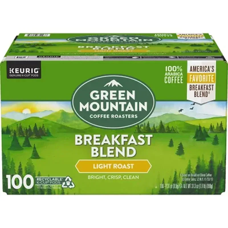 Green Mountain Coffee Breakfast Blend K-Cup Pods (100 Ct.) - Image 8