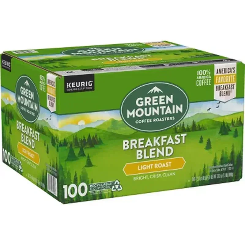 Green Mountain Coffee Breakfast Blend K-Cup Pods (100 Ct.) - Image 9