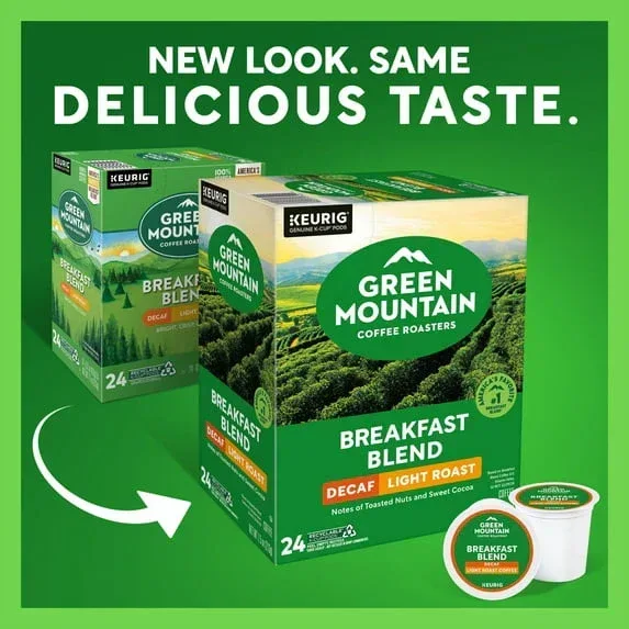 Green Mountain Coffee Roasters, Decaf Breakfast Blend Light Roast K-Cup Coffee Pods, 24 Count - Image 6